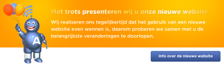 Nieuwe website