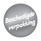 Beschadigde verpakking