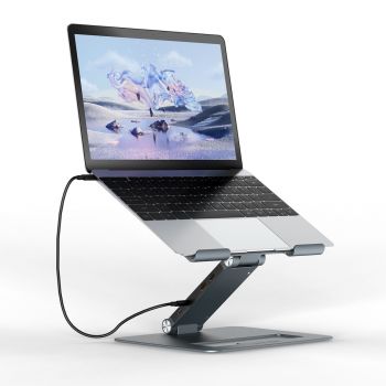 Wavlink Verstelbare Ergonomische laptopstandaard met USB-C Display Docking Station  