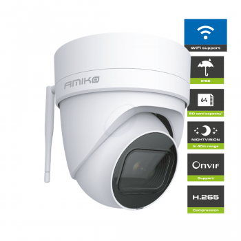 Amiko D40M500 WIFI dome beveiligingscamera 5MP