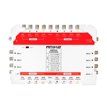 AMIKO Multiswitch 9/8 Cascade  - Incl Voeding PSU