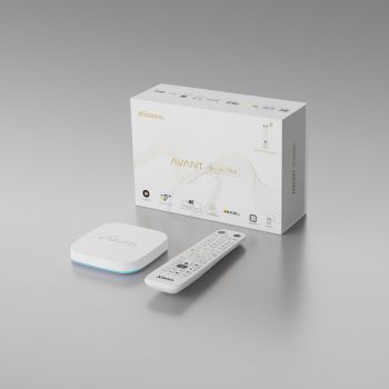 Xsarius Avant 3+ Ultra White Edition - 4K OTT Android Media Streamer