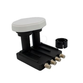 GT-SAT GT-QDMO3 23mm Duo Quad LNB - Astra 1 en 3 - 60cm schotel