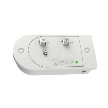 Konig TV Versterker 18 dB met 1 uitgang en Retourpad KN-PROAMP21- 2e Kans 