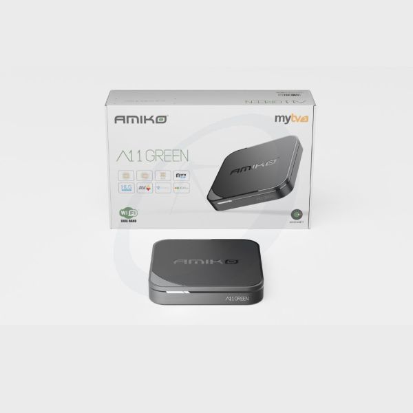 Amiko A11 Green 4K UHD Streaming Box