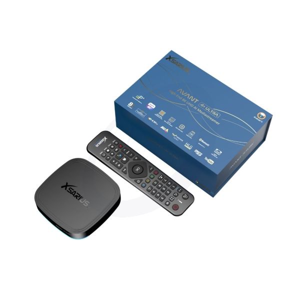 Xsarius Avant 2 Ultra OTT - Bluetooth 8K UHD Android 9 H 265 Hevc Wlan 1