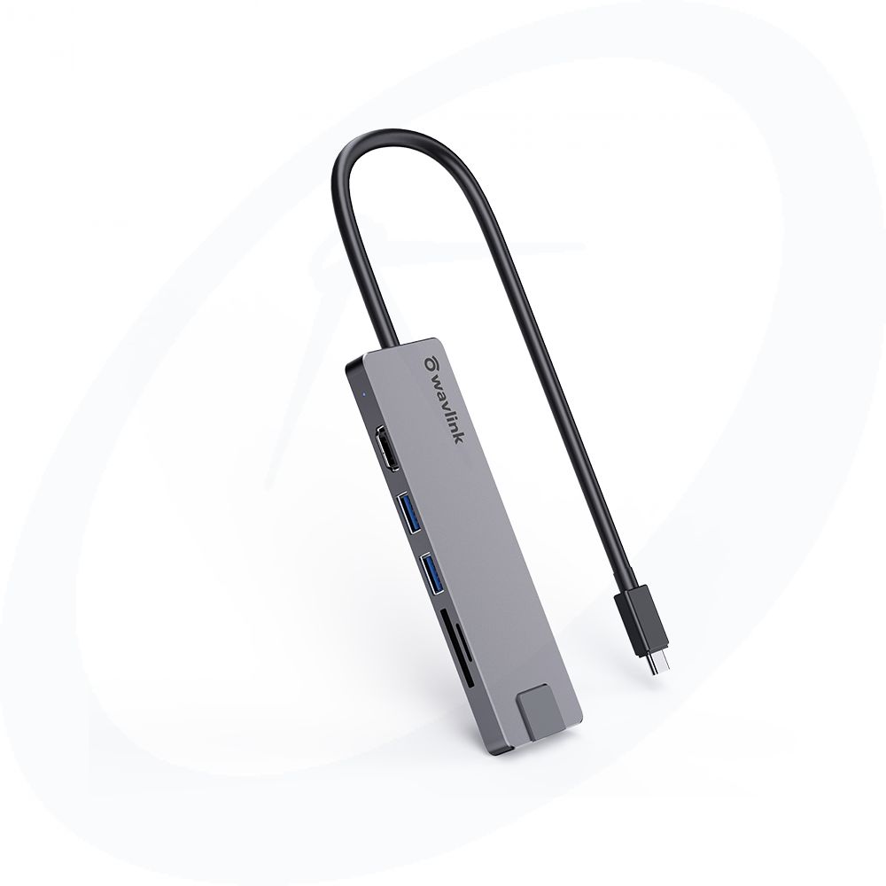 Wavlink USB-C 4K Mini Docking Station - Multifunctioneel Reis USB HUB  Docking