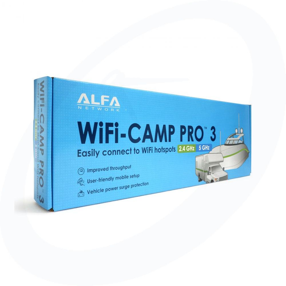 Alfa Network WiFi-Camp Pro 3 Dual-Band 2.4 & 5 GHz , AC, QR