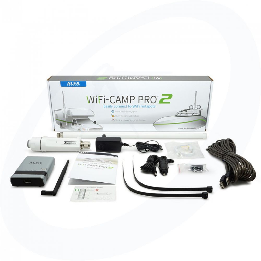 Alfa Network - WiFi Camp Pro 2 - Set - met R36 Router