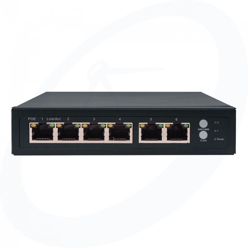 AMIKO HOME POE Switch 4+2 Channels