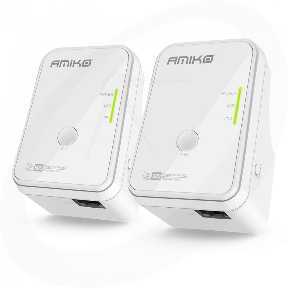 Amiko Home PLN-502 - Powerline WiFi Netwerk Adapter
