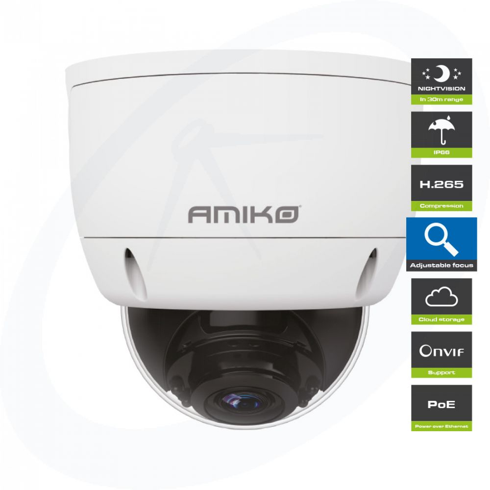 Amiko Home D30M510MF POE - 5 MP - Dome Camera