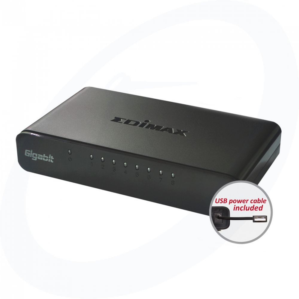 Edimax - ES-5800G V3 - Netwerk Switch - 8 x 10/100/1000